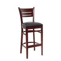 Chaises de restaurant en bois de hêtre massif, design avec échelle réglable, style antique