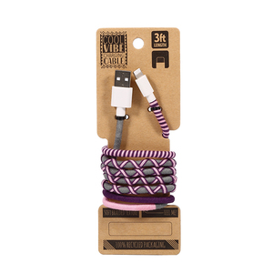 De nylon trenzado libre de enredos más rápido cargador con conectores de metal cable de datos de carga usb - Product Image 4
