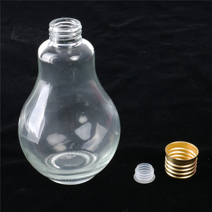 200 ml <span class=keywords><strong>bombilla</strong></span> en forma suave bebida botella de vidrio con tapa de aluminio, botella de leche de vidrio - Product Image 2