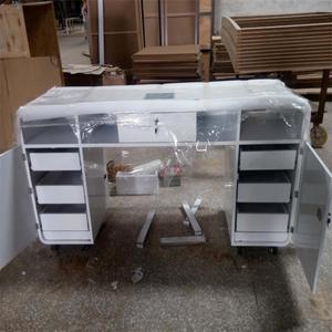<span class=keywords><strong>MESA</strong></span> <span class=keywords><strong>DE</strong></span> MANICURA <span class=keywords><strong>en</strong></span> madera MDF, superficie sólida blanca/negra - Product Image 1