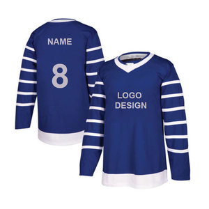 Digital printing youth reversible team Ice hockey jersey with Oem service - Product Image 4