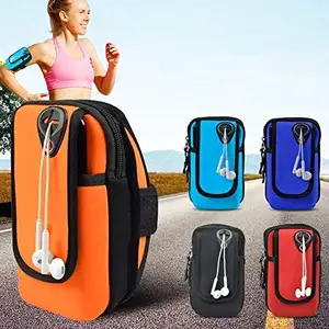 Lieferant direkt hohe qualität ripstop nylon lauf arm tasche handy zubehör armbag