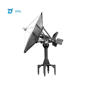 Ditel S241 240cm C and Ku band 3 axis big mobile marine satellite antenna TV auto antenna dish antenna  for boat