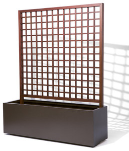 Rabotteuse de jardin en acier revêtu de poudre, <span class=keywords><strong>bac</strong></span> à jardinage avec <span class=keywords><strong>treillis</strong></span> - Product Image 1
