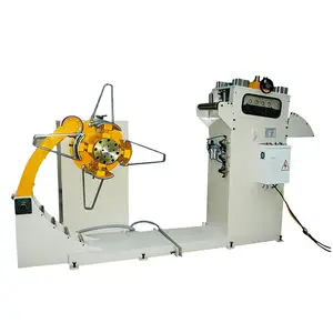 Hot koop metalen plaat uncoiler machine en Nivellering machine 2 in 1 leveler voor ponsen persmachine