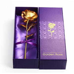 Rose-00001 xuping Lead and Nickel Free Alloy Flower Festival Lady Women <strong>Gift</strong> Plated 24 <strong>Karat</strong> Gold Rose - Product Image 2