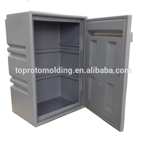 Rotational molding plastic mailbox
