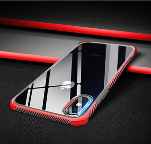 2 <span class=keywords><strong>en</strong></span> 1 TPU + TPE para Iphone Xr Xs Max caso claro teléfono Tpu suave para Iphone X - Product Image 3