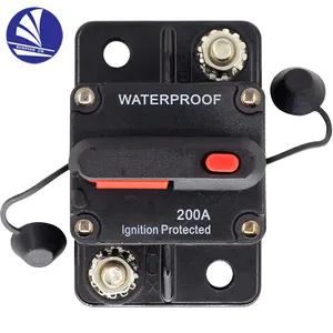 Marine Waterproof 12V-48VDC 60Amp Thermal Fuse Block Circuit Breakers Automotive for Boat car