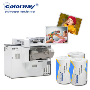 8 ''x 65m 240g 260g فوجي فيلم <span class=keywords><strong>DX100</strong></span> Minilab ورق صور لامع لفة فوجي مختبر الجاف ورقة - Product Image 3