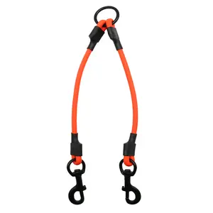 Acoplador de perro bidireccional de plástico sólido del vendedor superior Nimble, correa para mascotas que no se enreda, remache, collares de perro coloridos duraderos para dos perros - Product Image 1