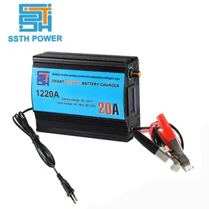 LCD digitale intelligente smart 20a power banken solar power 12V solar auto batterie ladegerät