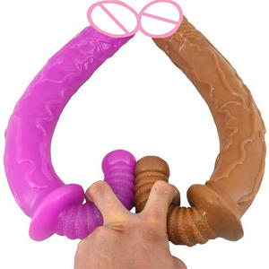 FAAK Plug Anale Extra Lungo Dildo Stimolatore Punto G con Impugnatura Giocattoli Erotici Dildo Realistico Lungo per Donne Masturbatore - Product Image 4