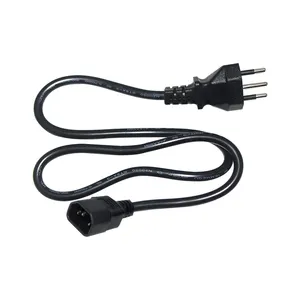 Đầu Nối IEC <span class=keywords><strong>C5</strong></span> C6 C13 Cáp Cắm Brazil Trắng Ổ Cắm Thụy Sĩ Brazil 3 Dây Nguồn - Product Image 6