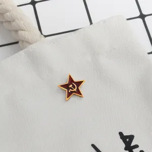Qianyuan — marteau étoile rouge, symbole de l'union soviétique, Pin ss, broche à revers bouddhiste, guerre froide,