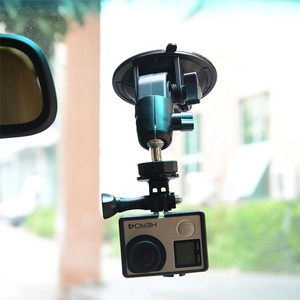 Accessoires GoPro populaires, ventouses puissantes, supports de voiture GoPro, base de 9 cm avec adhésif puissant, supports de tableau de bord de voiture pour GoPro Hero 7 - Product Image 4