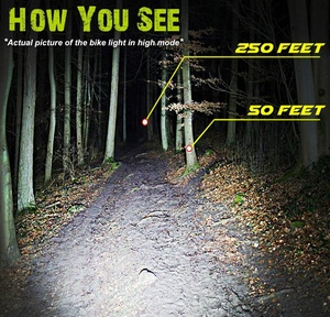 <span class=keywords><strong>Luz</strong></span> Inteligente para <span class=keywords><strong>Bicicleta</strong></span> con Manillar Recubierto de Goma, USB, LED Frontal Recargable para Ciclismo Nocturno, Venta al por Mayor en <span class=keywords><strong>Amazon</strong></span> - Product Image 5