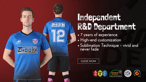 De equipo de fútbol ropa de pie por una orden rayas tailandés calidad fútbol Jersey - Product Image 6