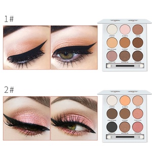 mayor Etiqueta Privada profesional de maquillaje cosmético brillo paleta de sombra de ojos con cepillo - Product Image 4