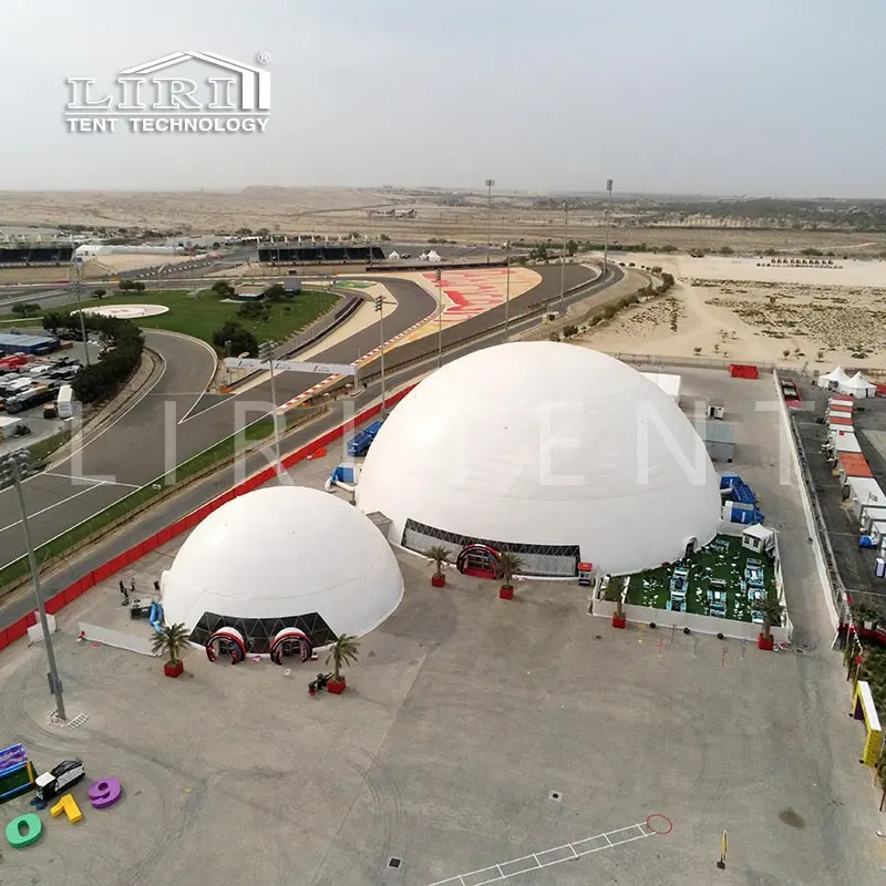 Wit Geodetische Koepel Huis Tent Met Water Proof Pvc Cover Voor Verkoop In Bahrein