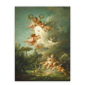 Miglior prezzo decorazione dell'hotel famoso ritratto su tela baby angels painting - Product Image 5