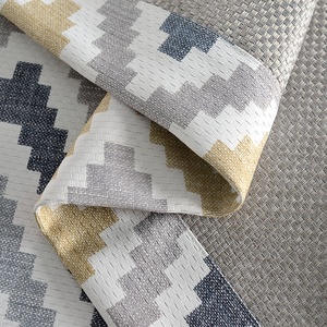 Nordic Style <strong>Striped</strong> Drapes Heavy Window Shading Geometric Blackout <strong>Curtain</strong> for Kitchen Living Room <strong>Linen</strong> Wave Church Drapes - Product Image 6