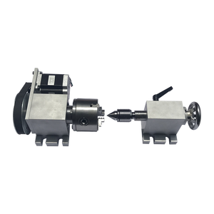Un eje 80 portabrocas y dedal Cnc mesa giratoria máquina de 4º eje grabado 1520 o 3040 con nema 23 <span class=keywords><strong>motor</strong></span> paso a paso de 76 mm - Product Image 6