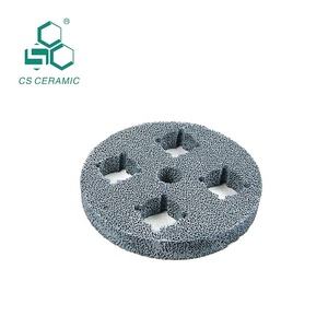 โรงงานขายส่งร้อนขายความพรุนสูงที่กำหนดเอง10 20 30 40 50 60 Ppi หล่อโลหะผสม Sic เซรามิกชิ้นกรองโฟม - Product Image 2