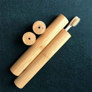 Nuovo stile organico rotonda di bambù <span class=keywords><strong>spazzolino</strong></span> da denti carbone sostituibile testa <span class=keywords><strong>spazzolino</strong></span> da denti - Product Image 4