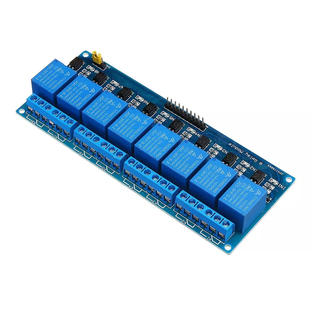 Chengsuchuang 8 Channel Relay 12V with Optocoupler Isolation Relay Module For Arduino
