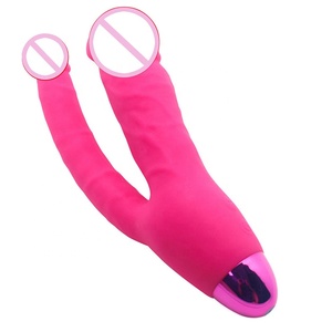 Vibración de doble cabeza Vaginal Anal juguete del sexo del vibrador - Product Image 6