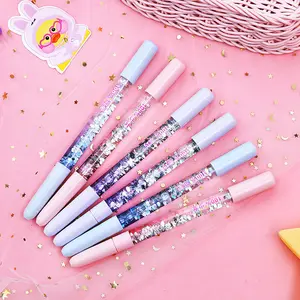 Quicksand gradient cute dazzling cartoon neutral pens colour lights liquid floating neutral pens