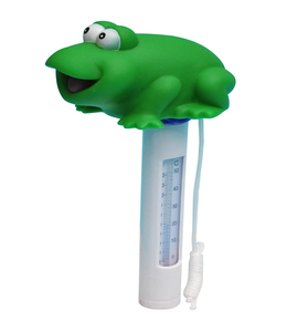 Neuankömmling BN Schwimmbad Schwimm thermometer <span class=keywords><strong>Cool</strong></span> Style Wasser temperatur Reinigungs becken Thermometer Frosch Mit Schnur - Product Image 4
