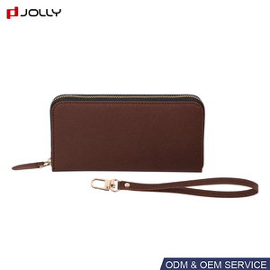 Haute Qualité Grande Capacité En Cuir Zippée Portefeuille Cas de Téléphone Pour <span class=keywords><strong>Samsung</strong></span> <span class=keywords><strong>Galaxy</strong></span> S10 S9 - Product Image 5