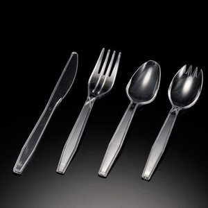 Ps desechable cubiertos de plástico cubiertos <span class=keywords><strong>cuchillo</strong></span> <span class=keywords><strong>y</strong></span> <span class=keywords><strong>tenedor</strong></span> cuchara conjunto - Product Image 3