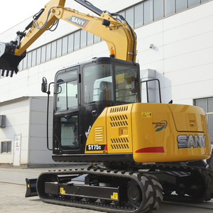 SANY excavadora sobre orugas de 8 toneladas SY75C con enganche rápido - Product Image 1