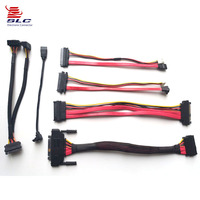 Cable de alimentación de datos, Cable de extensión macho a hembra SATA 7 + 15 22 Pin