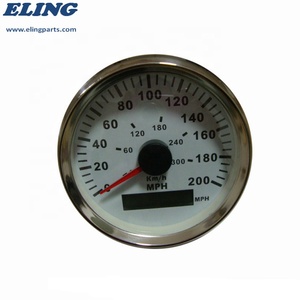 85mm velocímetro GPS 200MPH 300 <span class=keywords><strong>km</strong></span>/h de la motocicleta del coche de la barco - Product Image 1