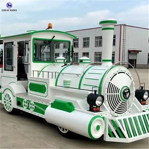 <span class=keywords><strong>Precio</strong></span> barato al Aire Libre Parque <span class=keywords><strong>de</strong></span> Atracciones atracción 2 <span class=keywords><strong>vagones</strong></span> 40 asientos diesel sin caminos tren para hacer - Product Image 5