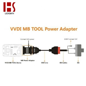 Lishi — machine de serrurier pour <span class=keywords><strong>VVDI</strong></span> <span class=keywords><strong>2</strong></span> MB (011074-<span class=keywords><strong>2</strong></span>), adaptateur de connexion d'alimentation, nouveaux produits - Product Image 3