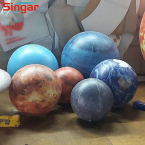 Système solaire géant gonflable à éclairage LED, pour décoration <span class=keywords><strong>de</strong></span> fête, planètes <span class=keywords><strong>de</strong></span> la lune, planètes, planètes, planètes, saturne, uran-us, septum - Product Image 2
