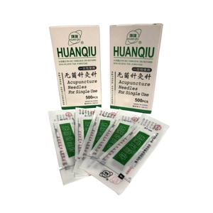 Fabricante de china mejor estéril mano desechable mejor huanqiu sterilestainless de acero <span class=keywords><strong>agujas</strong></span> de <span class=keywords><strong>acupuntura</strong></span> <span class=keywords><strong>sin</strong></span> tubos - Product Image 1