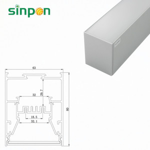 Personnalisé conception de grille de fenêtre de <span class=keywords><strong>fer</strong></span> radiateur spot LED profil - Product Image 1