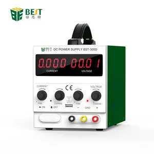 BST- 305D especializada en la producción, CE, fuente de alimentación CC de voltaje Variable ajustable, 30V, 5 AMP