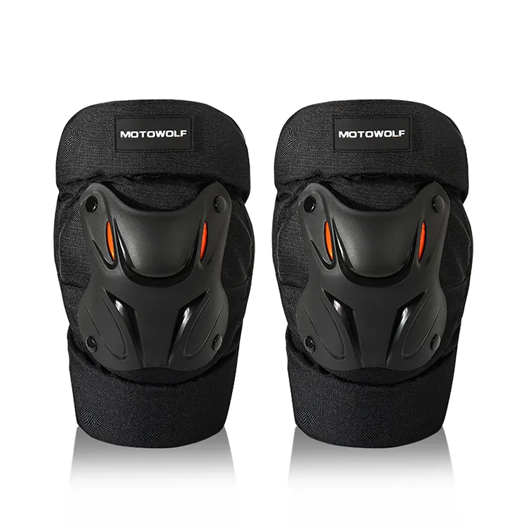 MOTOWOLF ร้อนสไตล์ Anti-Fall และ Breathable PP เปลือกป้องกันที่กำหนดเอง Mountain Bike เข่า Pads