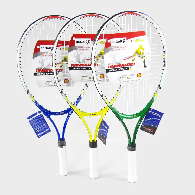 Heißer Verkauf Professional Classic Design Kinder Indoor Beach Head Aluminium Tennis schläger Raquettes de Tennis