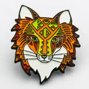 Su misura a buon mercato all'ingrosso animale distintivo gioco badge pin Pin del Risvolto