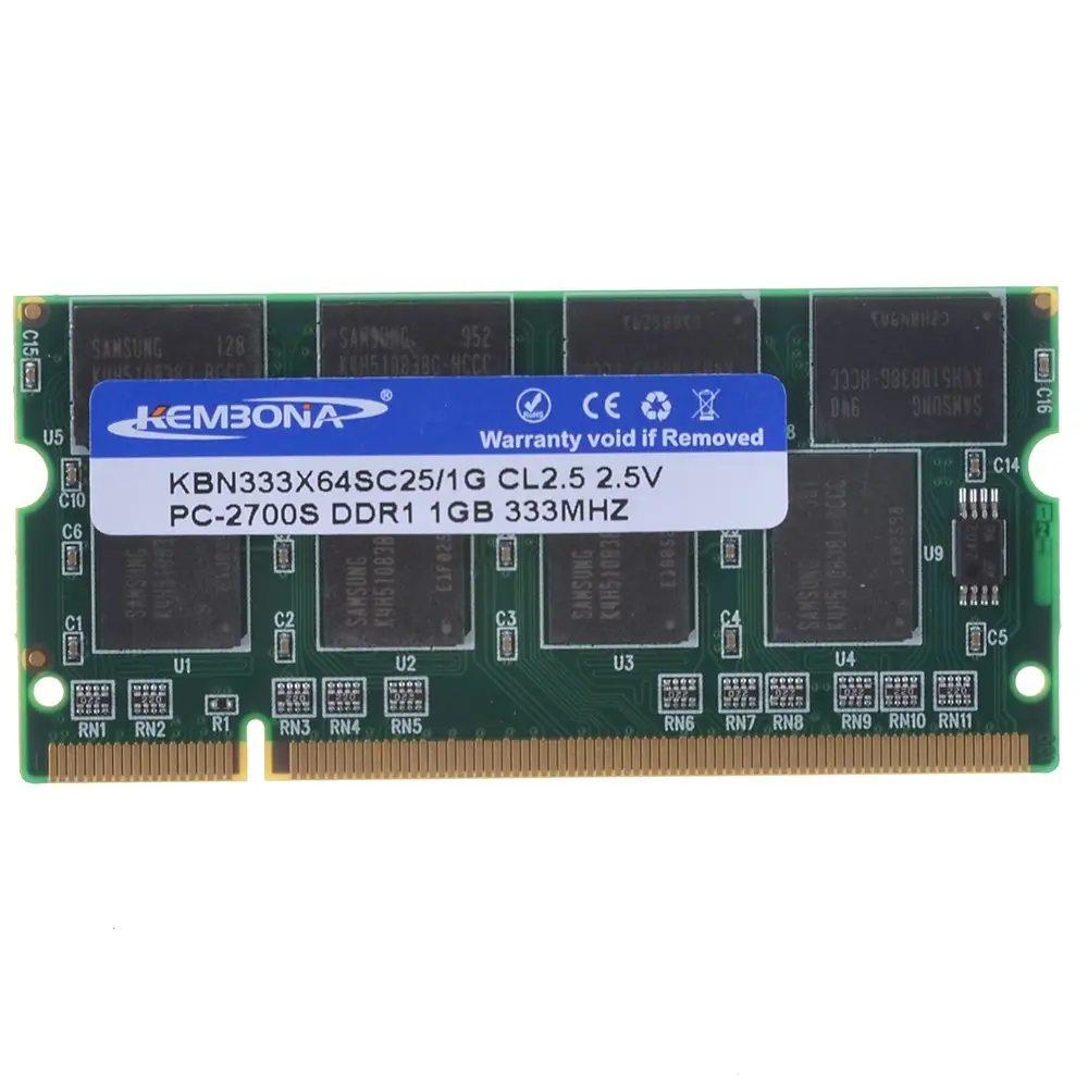 1 GB DDR 333 (PC-2700) SO-DIMM Laptop Geheugen Module