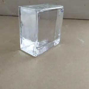 50mm thickness high performance glass brick fused glass block for building wall