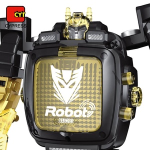 Reloj de Pulsera Digital de <span class=keywords><strong>Dibujos</strong></span> <span class=keywords><strong>Animados</strong></span>, Reloj de Juguete Intercambiable con Robot para Niños - Product Image 3